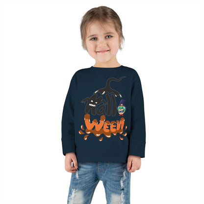 Toddler Long Sleeve Tee - Holloween Printify
