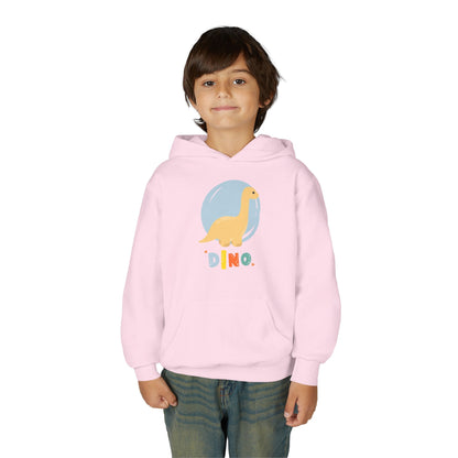 Kids Dino Embrace Hoodie Printify