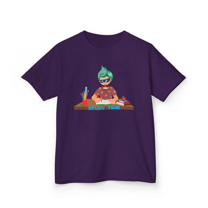 Kids Heavy Cotton™ Tee - Super kiddo studying - [[{"value":"Wonderwear Kid"}]]
