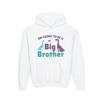 Kids Big Brother Dinosaur Hoodie Printify