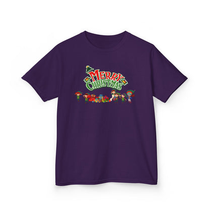 Kids Heavy Cotton™ Tee - Merry christmas from super friends - [[{"value":"Wonderwear Kid"}]]