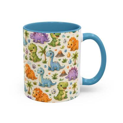 Accent Coffee Mug  (11/15 oz) - Baby Dinosaurs Nursery