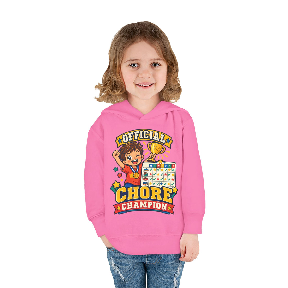 Toddler Hoodie — Official Chore Champion Badge