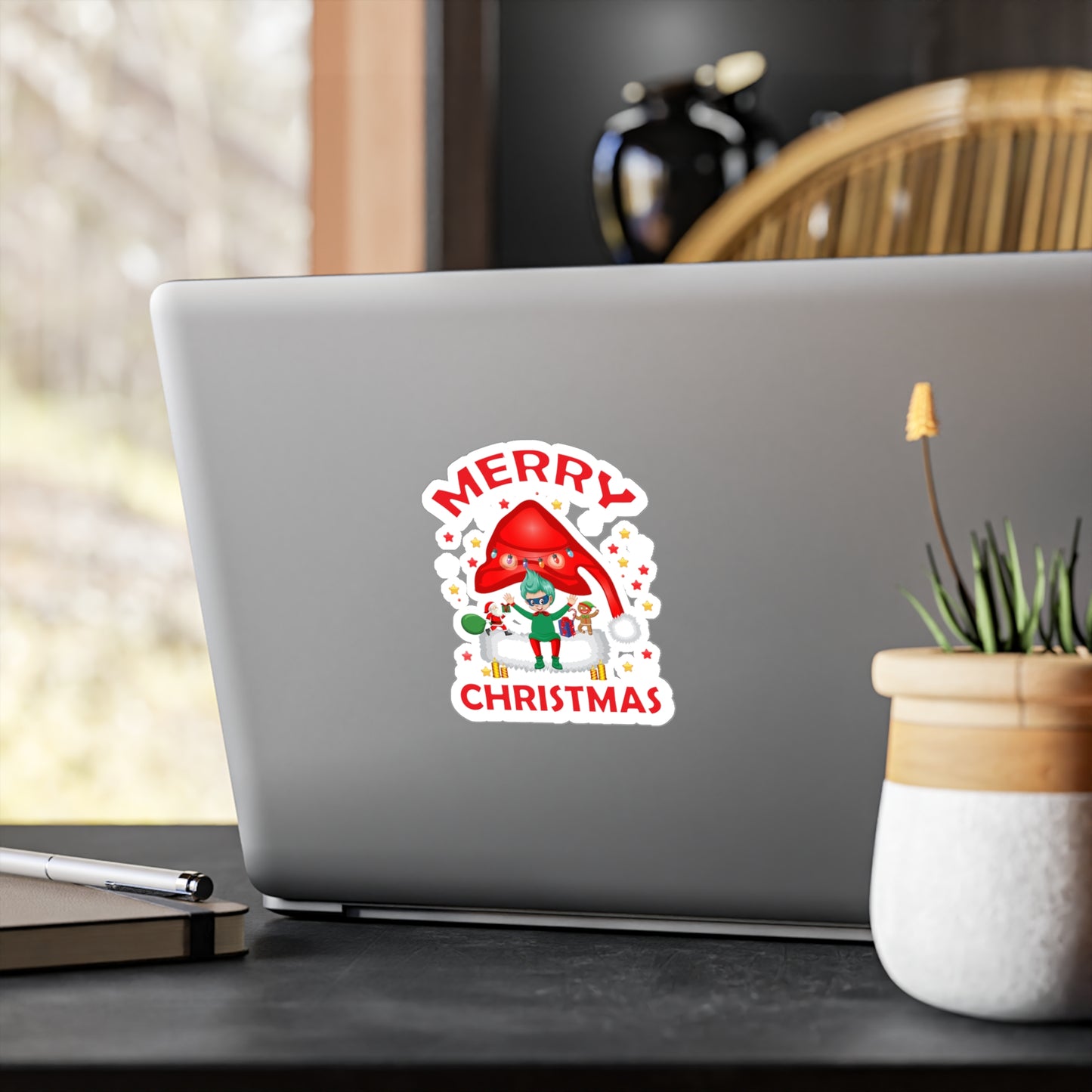 Christmas Kiss-Cut Vinyl Decals – Merry christmas - [[{"value":"Wonderwear Kid"}]]