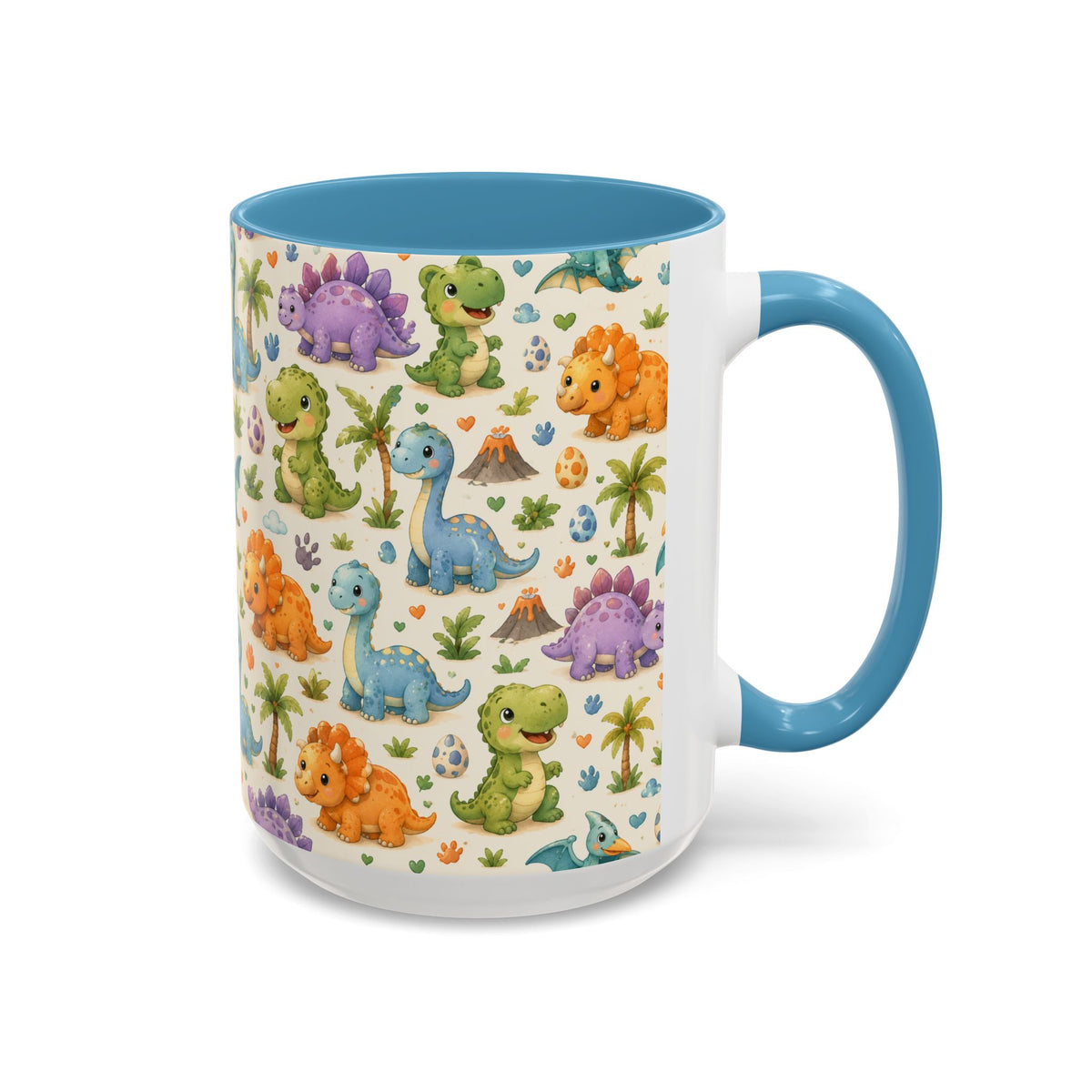 Accent Coffee Mug  (11/15 oz) - Baby Dinosaurs Nursery