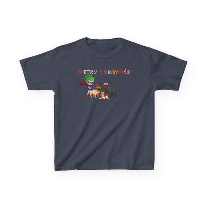 Kids Heavy Cotton™ Tee - Super kiddo woith pet friends - [[{"value":"Wonderwear Kid"}]]