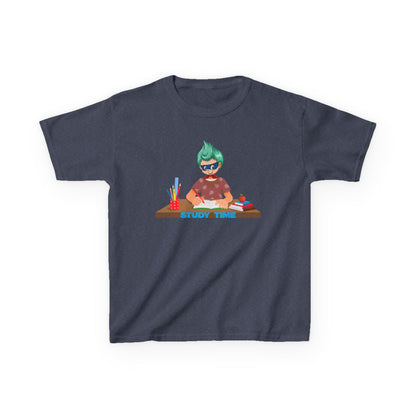 Kids Heavy Cotton™ Tee - Super kiddo studying - [[{"value":"Wonderwear Kid"}]]