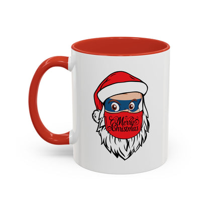 Accent Coffee Mug - Santa Super kiddo - [[{"value":"Wonderwear Kid"}]]