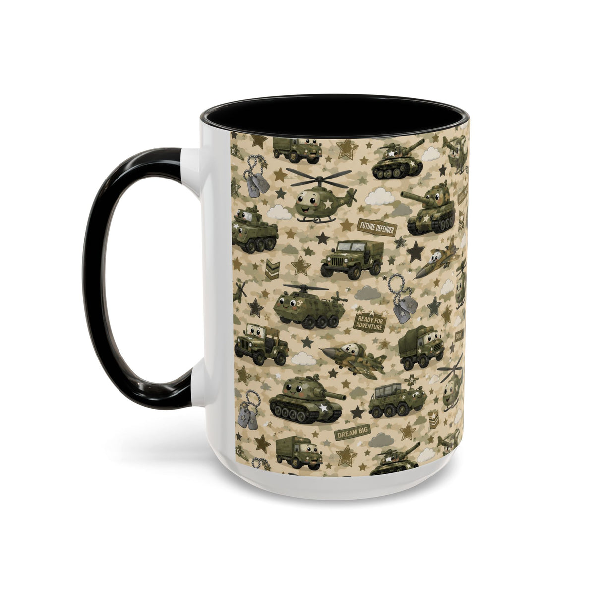 Accent Coffee Mug  (11/15 oz) - Military Kids
