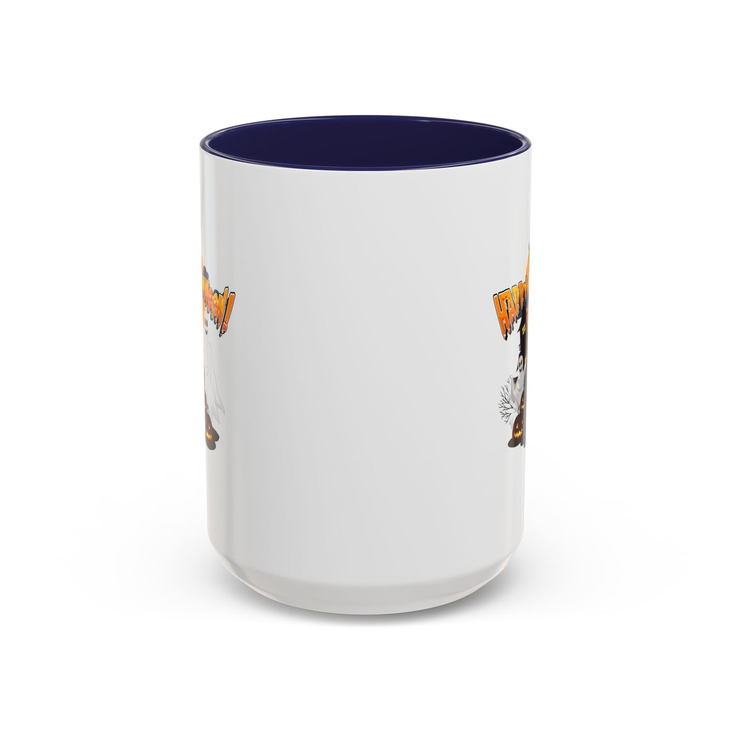 Accent Coffee Mug - Happy holloween - cemetery