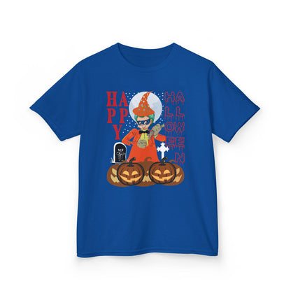 Kids Heavy Cotton™ Tee - Holloween design by super kiddo Printify