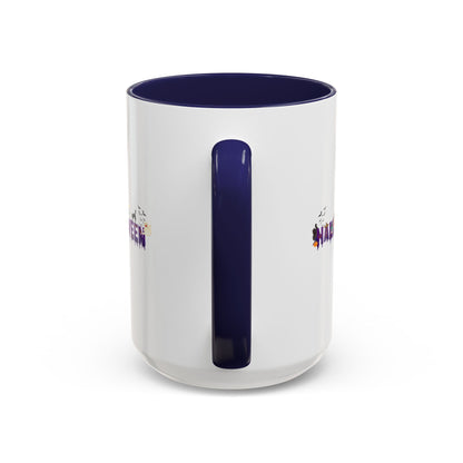 Accent Coffee Mug - Holloween word Printify