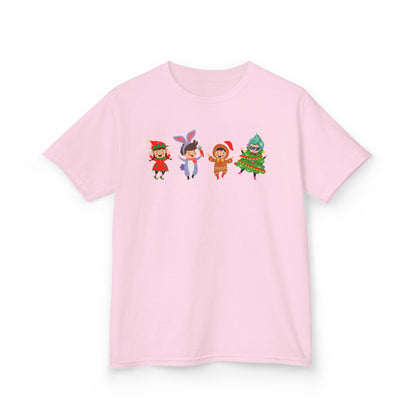 Kids Heavy Cotton™ Tee - Super kiddo in christmas tree attire - [[{"value":"Wonderwear Kid"}]]