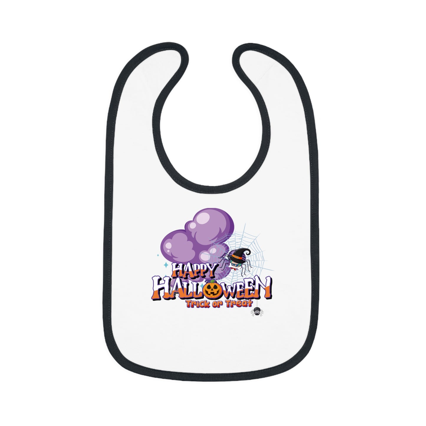 Baby Bib - Happy holloween - spider kiddo