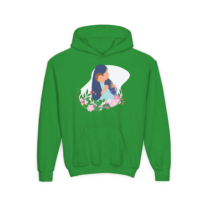 Youth Heavy Blend Hooded Sweatshirt - Mothers love Printify