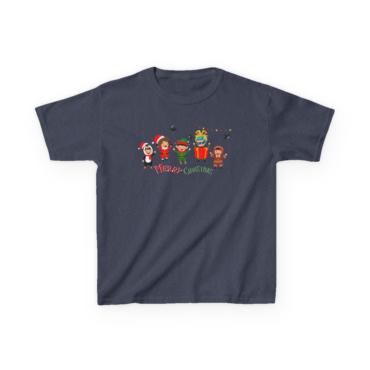 Kids Heavy Cotton™ Tee - Merry christmas by super kiddo and friends - [[{"value":"Wonderwear Kid"}]]