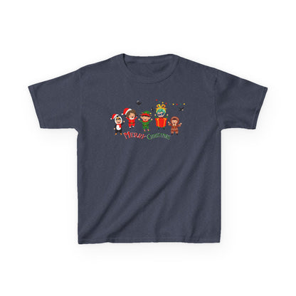 Kids Heavy Cotton™ Tee - Merry christmas by super kiddo and friends - [[{"value":"Wonderwear Kid"}]]