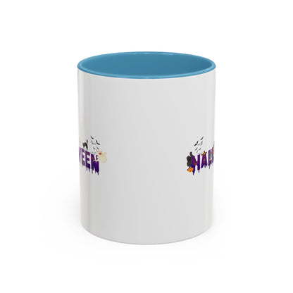 Accent Coffee Mug - Holloween word Printify