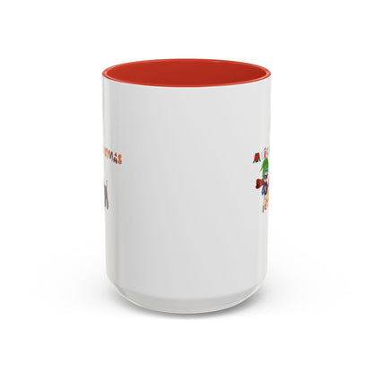 Accent Coffee Mug - Super kiddo woith pet friends - [[{"value":"Wonderwear Kid"}]]