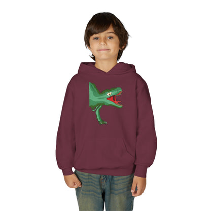 Kids Tyrannosaurus Hunting Hoodie Printify