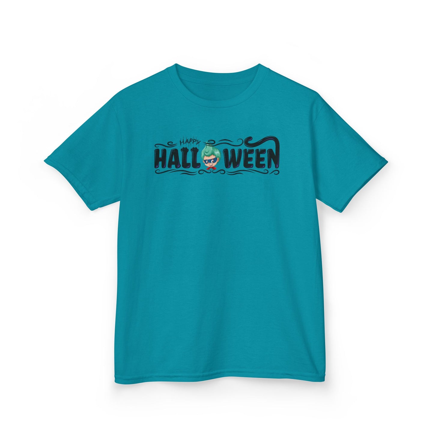 Kids Heavy Cotton™ Tee - Happy halloween by super kiddo
