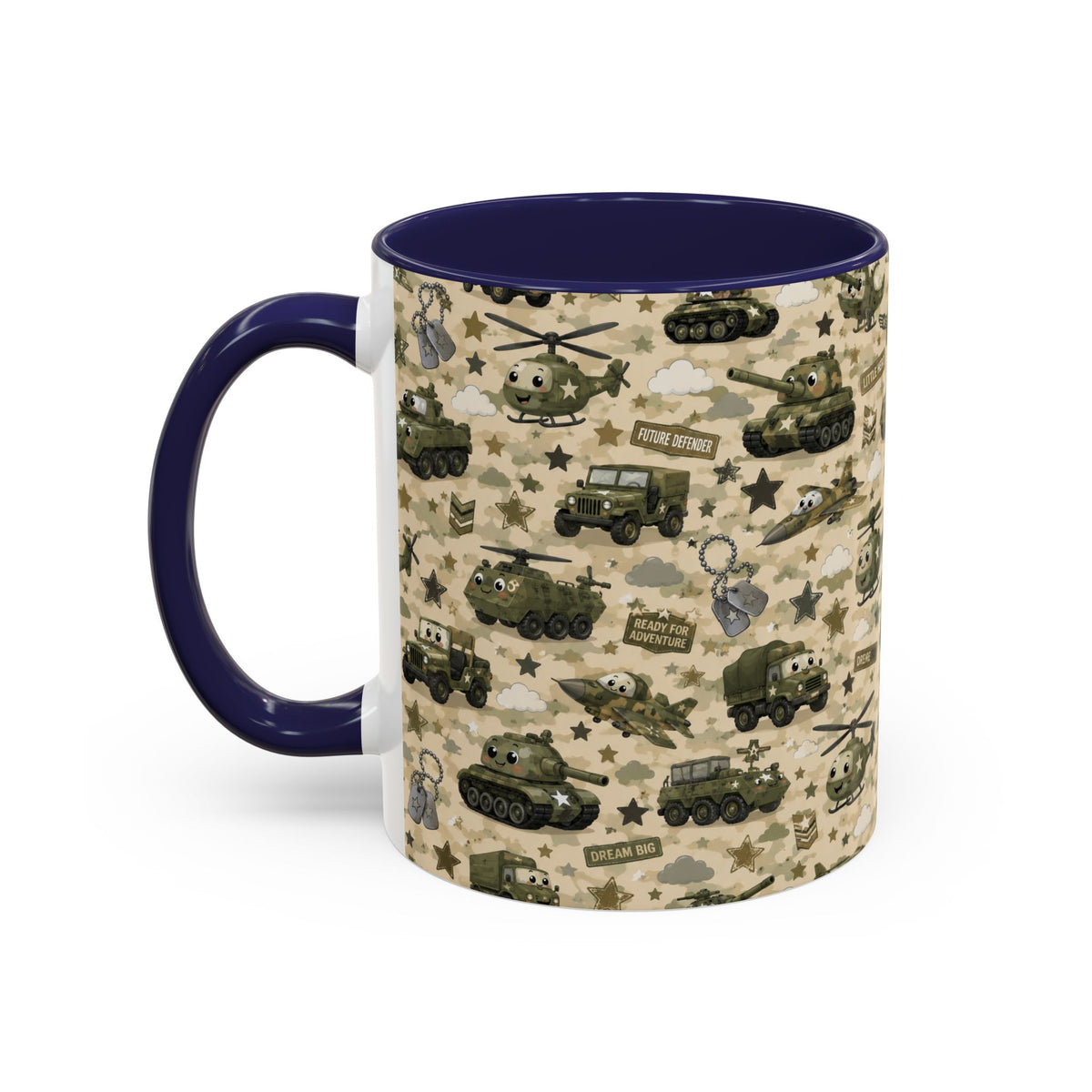 Accent Coffee Mug  (11/15 oz) - Military Kids