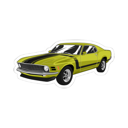 Kiss-Cut Vinyl Decals - Super fast car Printify