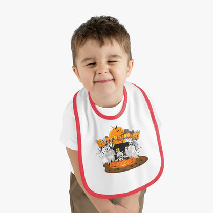 Baby Bib - Super kiddo with ghost - [[{"value":"Wonderwear Kid"}]]
