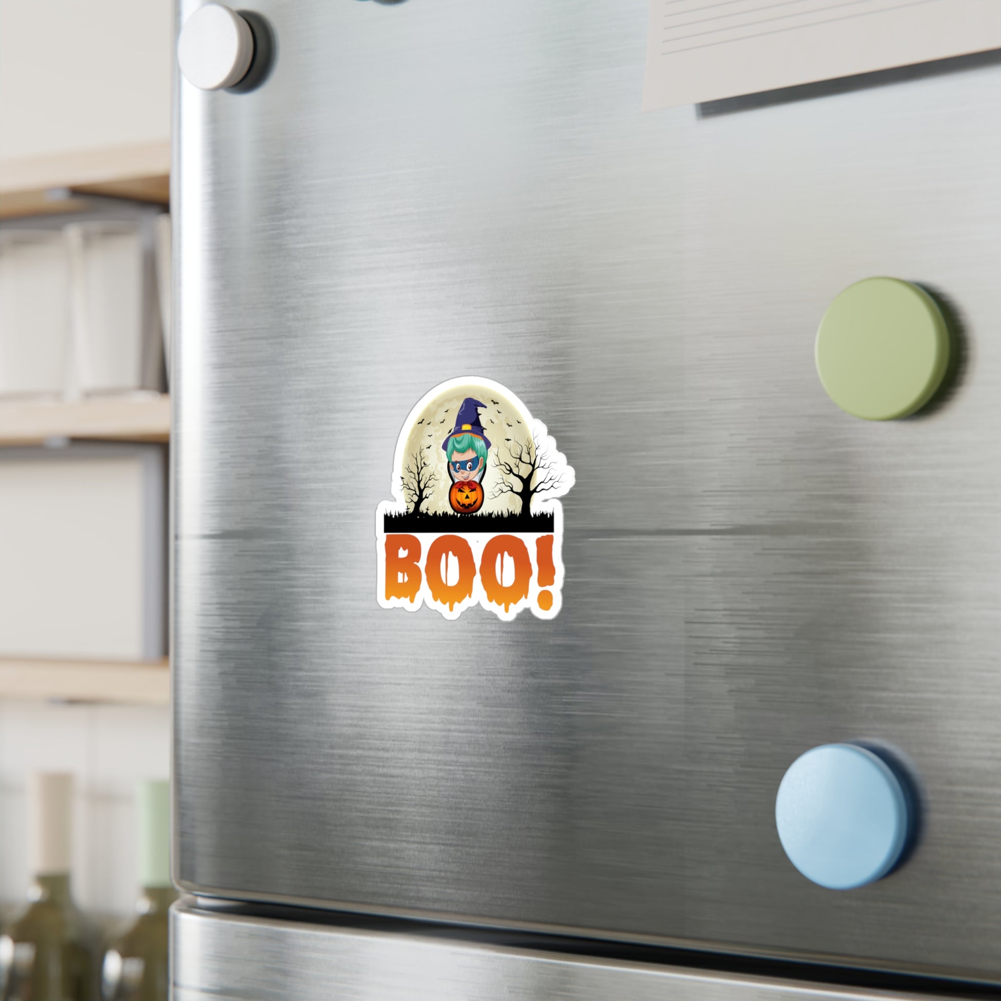 Halloween Kiss-Cut Vinyl Decals – Boo - [[{"value":"Wonderwear Kid"}]]