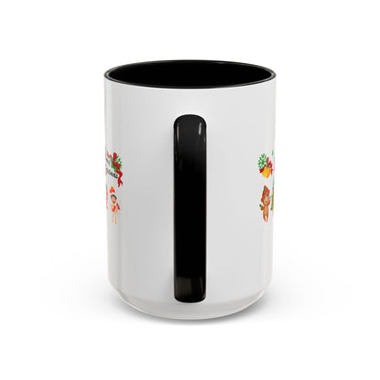 Accent Coffee Mug - Merry christmas from super kid - [[{"value":"Wonderwear Kid"}]]