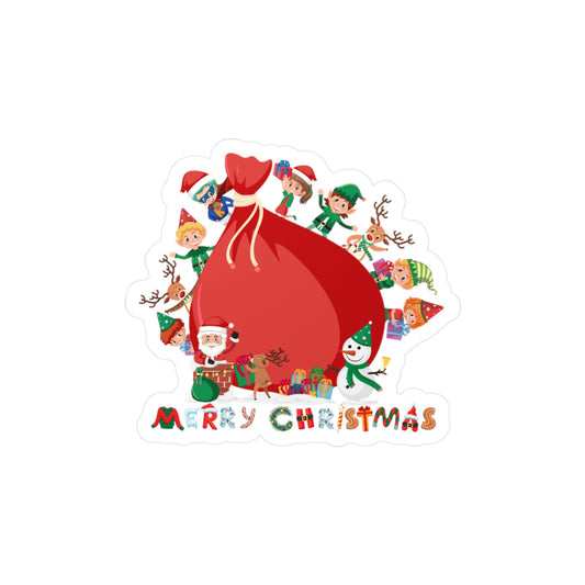 Christmas Kiss-Cut Vinyl Decals – Super kiddo and big christmas gift - [[{"value":"Wonderwear Kid"}]]