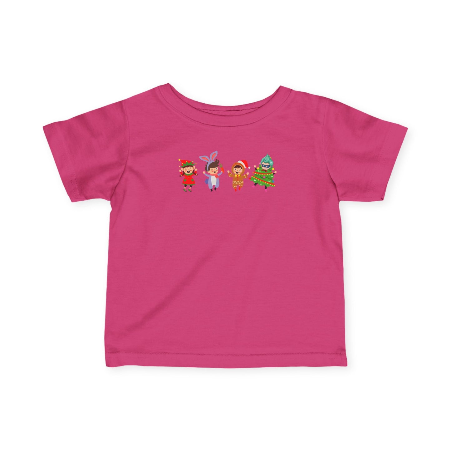 Infant Fine Jersey Tee - Super kiddo in christmas tree attire - [[{"value":"Wonderwear Kid"}]]