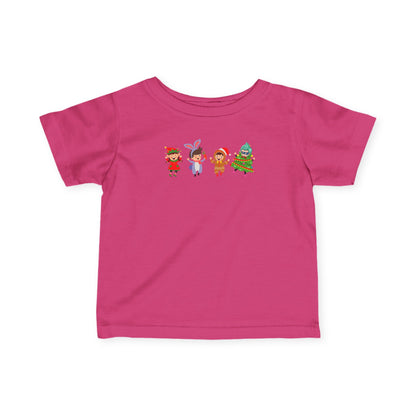 Infant Fine Jersey Tee - Super kiddo in christmas tree attire - [[{"value":"Wonderwear Kid"}]]