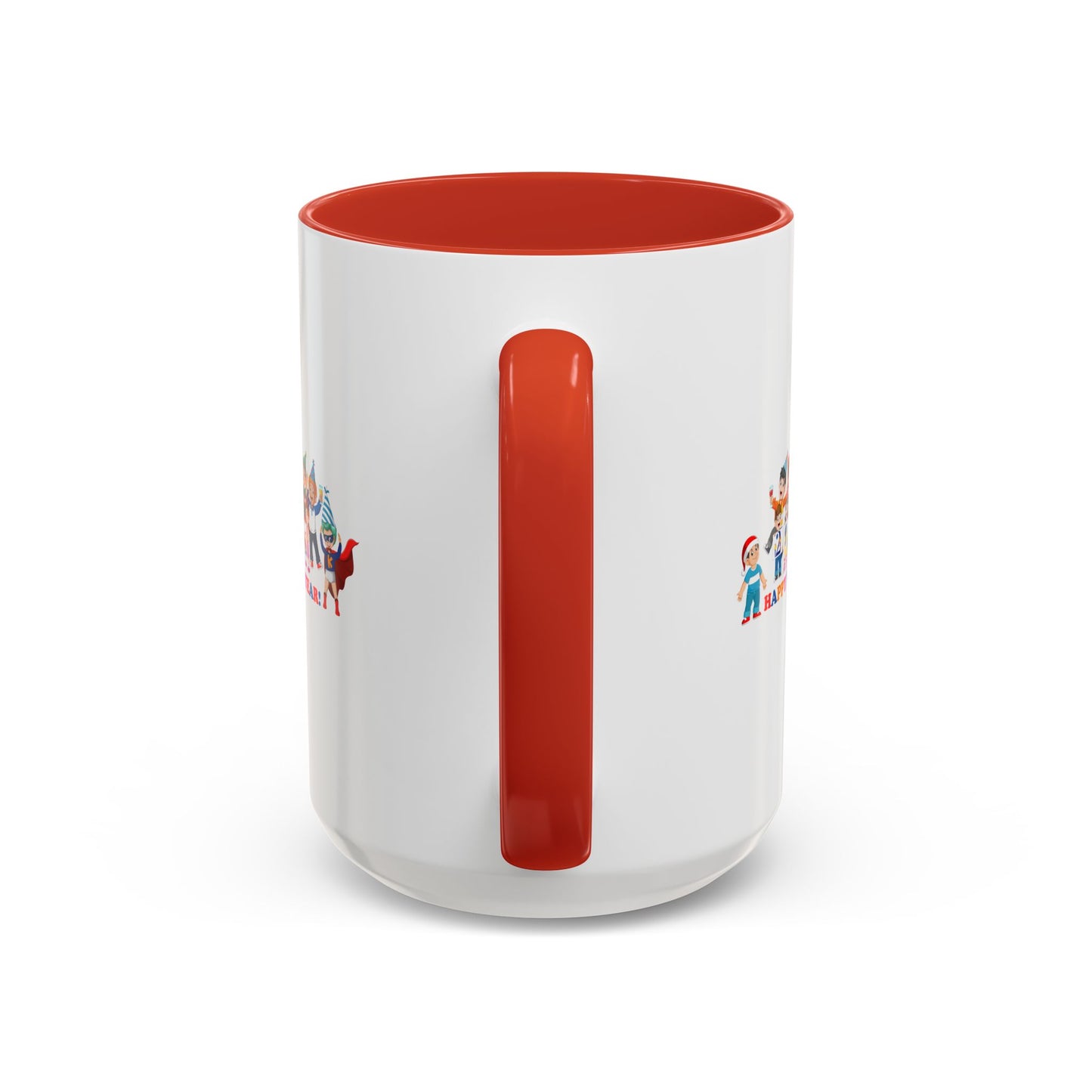 Accent Coffee Mug - Happy new year from super kiddo