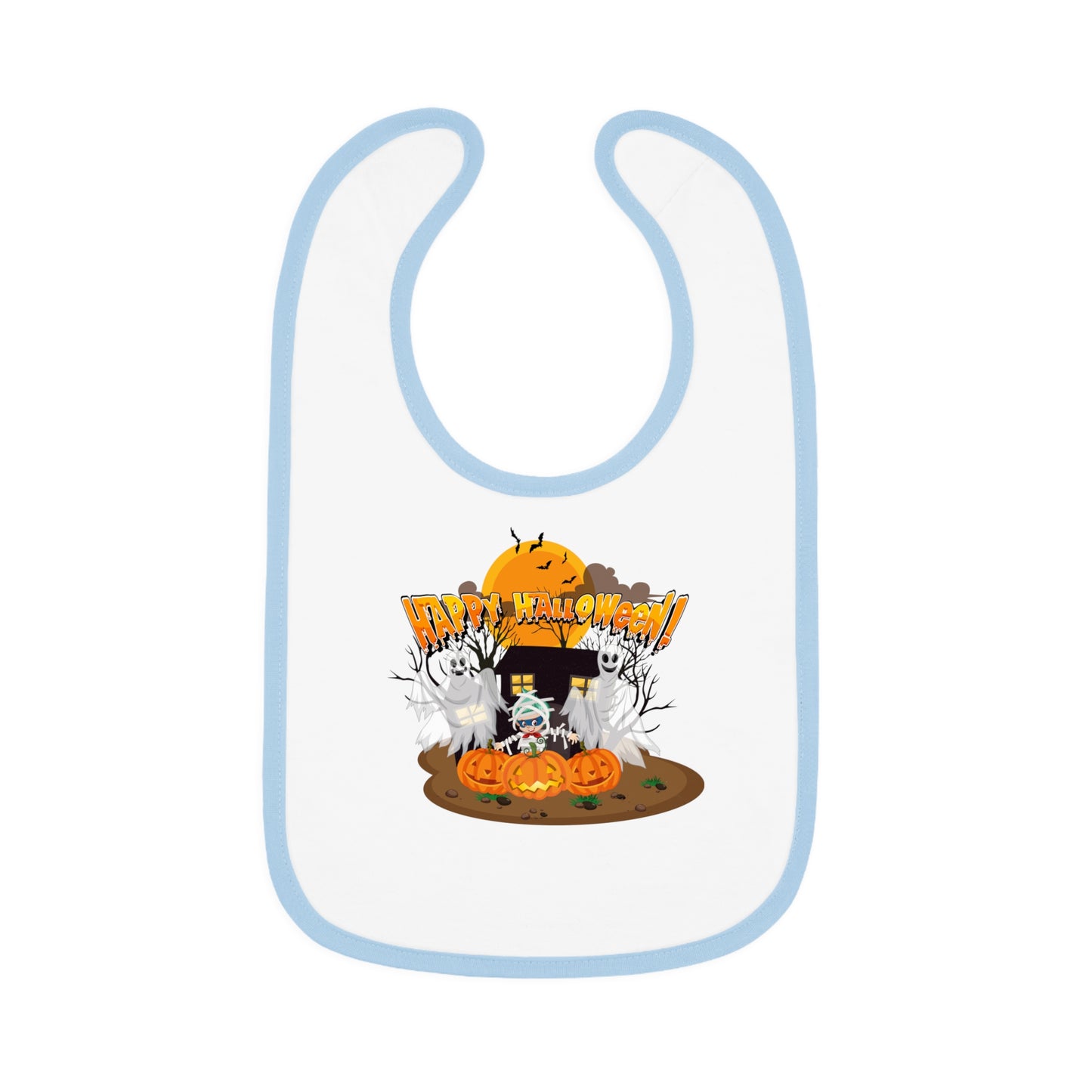 Baby Bib - Super kiddo with ghost