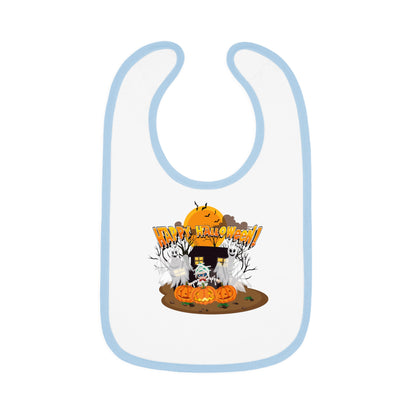 Baby Bib - Super kiddo with ghost - [[{"value":"Wonderwear Kid"}]]