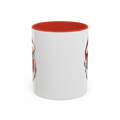 Accent Coffee Mug - Santa Super kiddo - [[{"value":"Wonderwear Kid"}]]