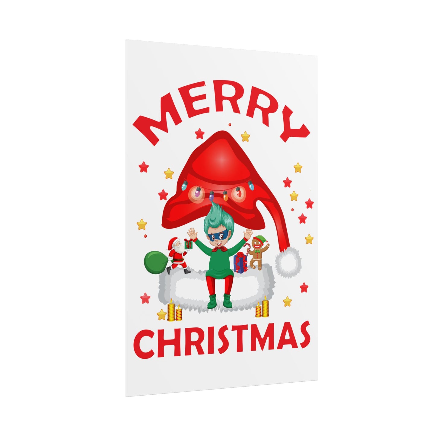 Rolled Posters - Merry christmas - [[{"value":"Wonderwear Kid"}]]
