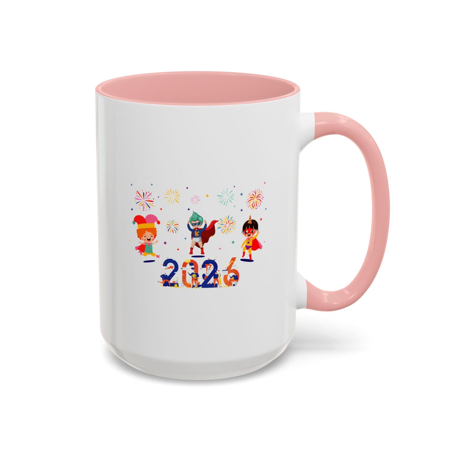 Accent Coffee Mug - Super kiddo and other hero