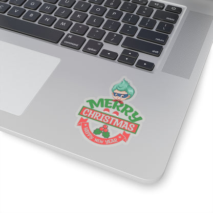 Kiss-Cut Stickers - Merry chridtmas from super kiddo - [[{"value":"Wonderwear Kid"}]]