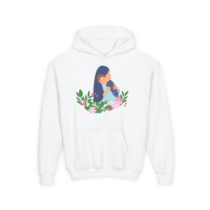 Youth Heavy Blend Hooded Sweatshirt - Mothers love Printify