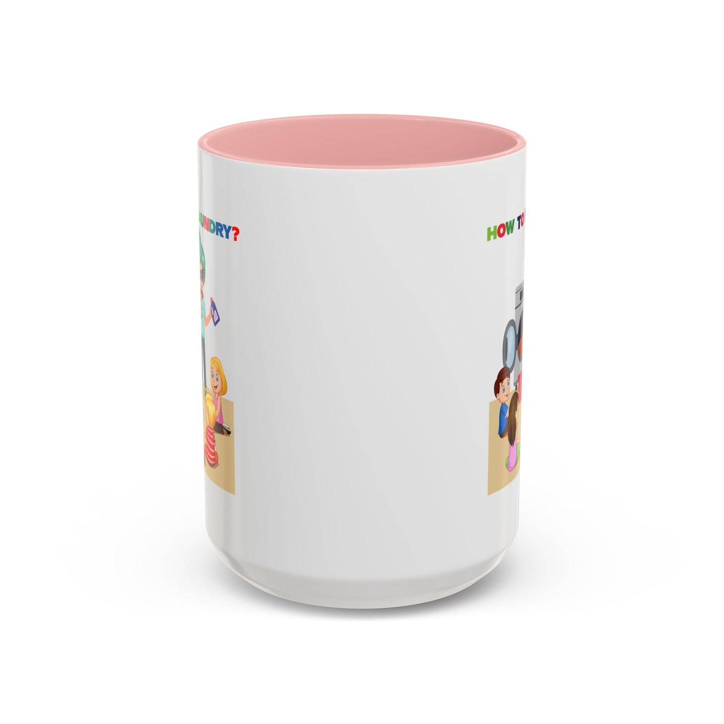 Accent Coffee Mug - super kiddo teaching laundry