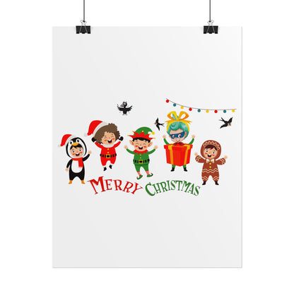 Rolled Posters - Merry christmas by super kiddo and friends - [[{"value":"Wonderwear Kid"}]]