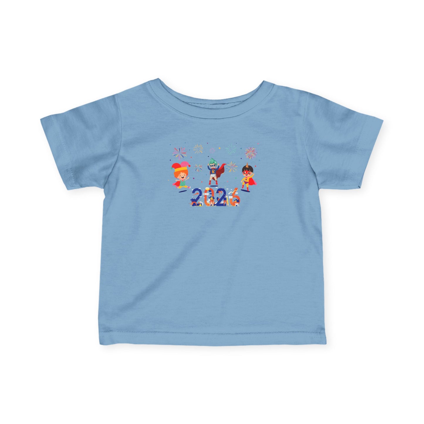 Infant Fine Jersey Tee - Super kiddo and other hero - [[{"value":"Wonderwear Kid"}]]