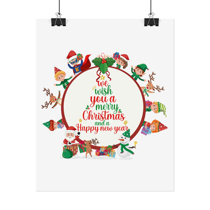 Rolled Posters - We wish you a merry christmas - [[{"value":"Wonderwear Kid"}]]