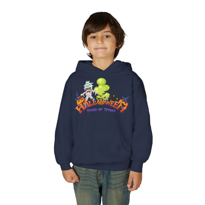 Youth Heavy Blend Hooded Sweatshirt - Trick or Treat - [[{"value":"Wonderwear Kid"}]]