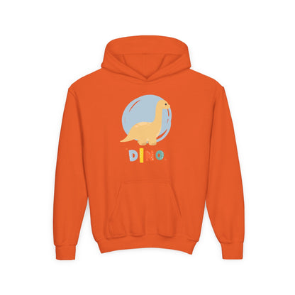 Kids Dino Embrace Hoodie Printify
