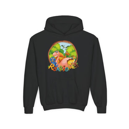 Youth Heavy Blend Hooded Sweatshirt - Roarsome Printify