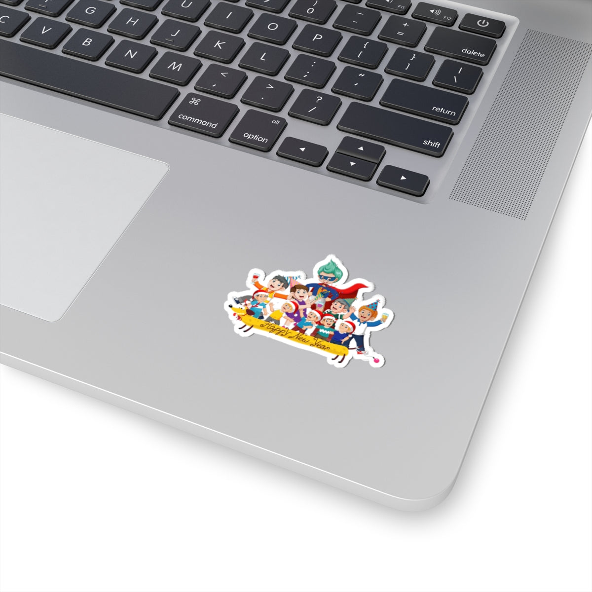 Kiss-Cut Stickers - Happy new year with friends - [[{"value":"Wonderwear Kid"}]]