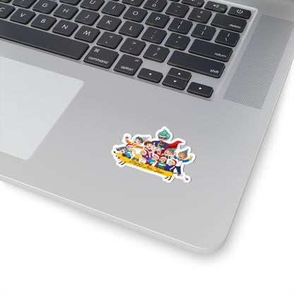 Kiss-Cut Stickers - Happy new year with friends - [[{"value":"Wonderwear Kid"}]]